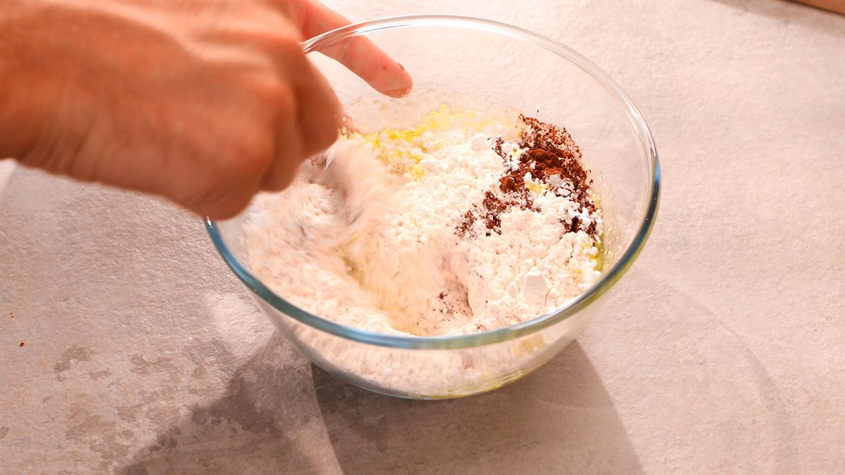 Polvorones veganos de chocolate   Paso 2