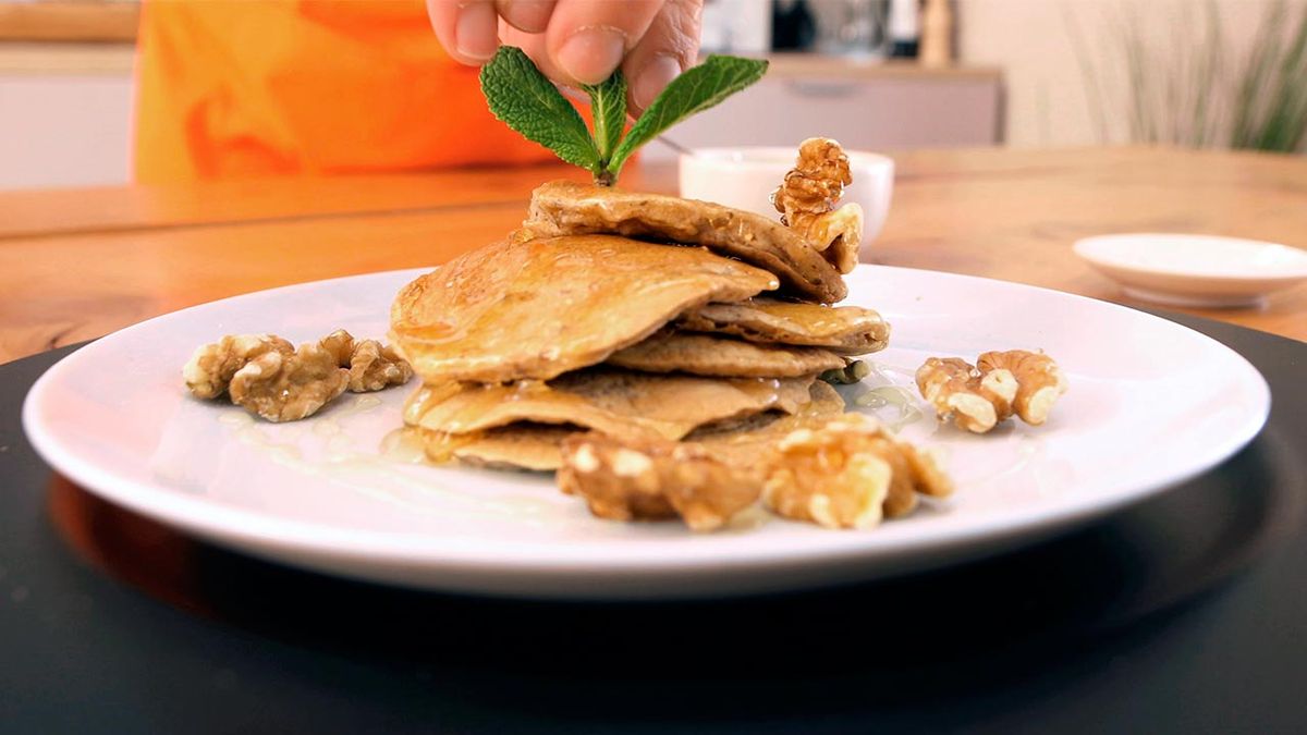 Receta de tortitas de avena fitness  paso 4