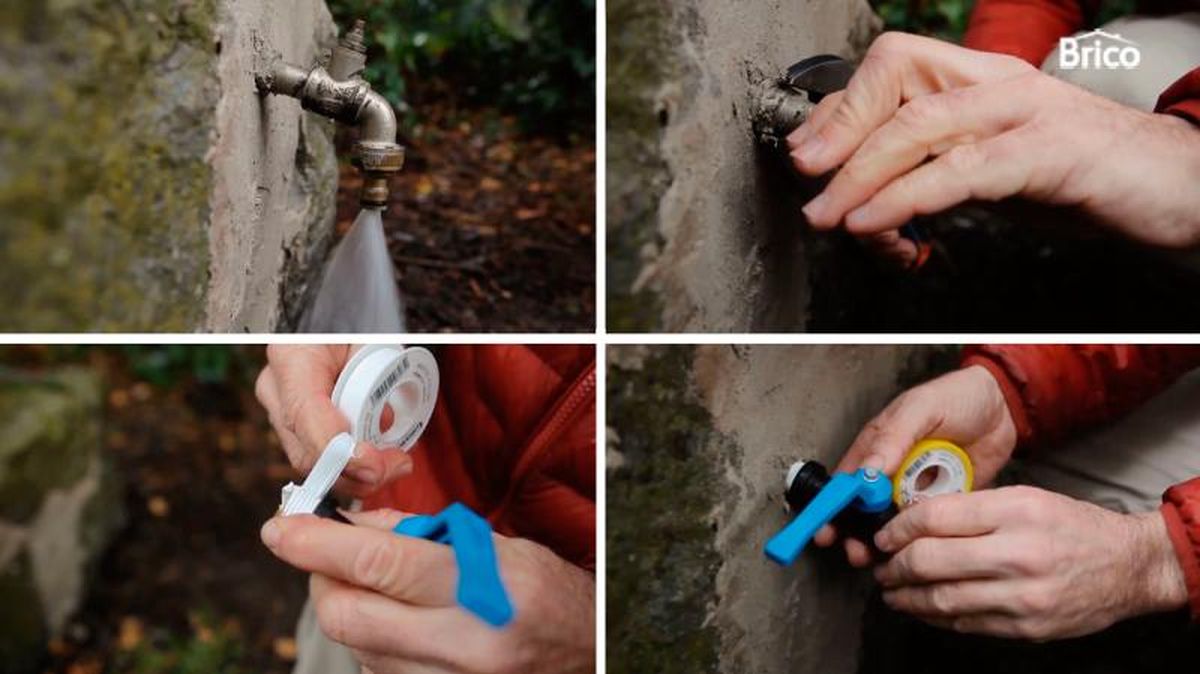 Pasos para colocar un grifo antihielo