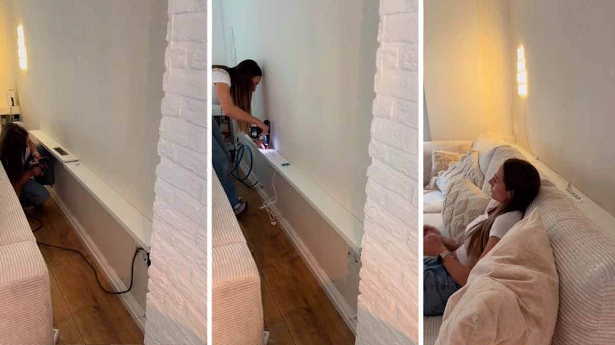 Fijar el segundo estante y la regleta