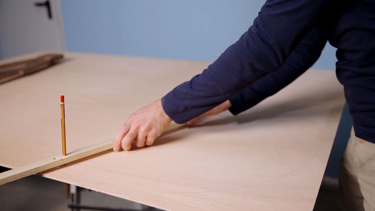 Cómo hacer o marcar círculos sin compás paso 5