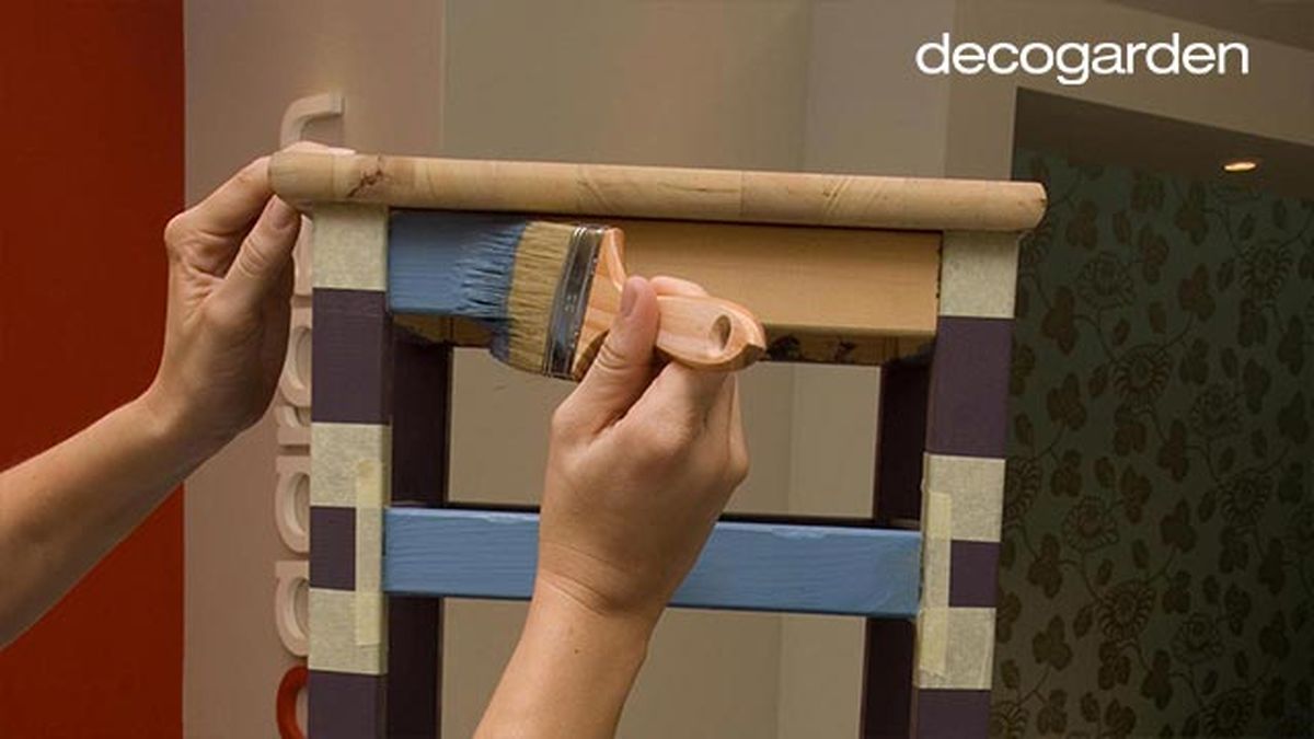 Pintar sillas de madera paso 4