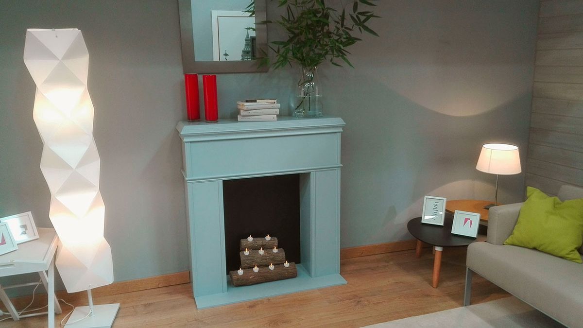 Cómo hacer una chimenea decorativa