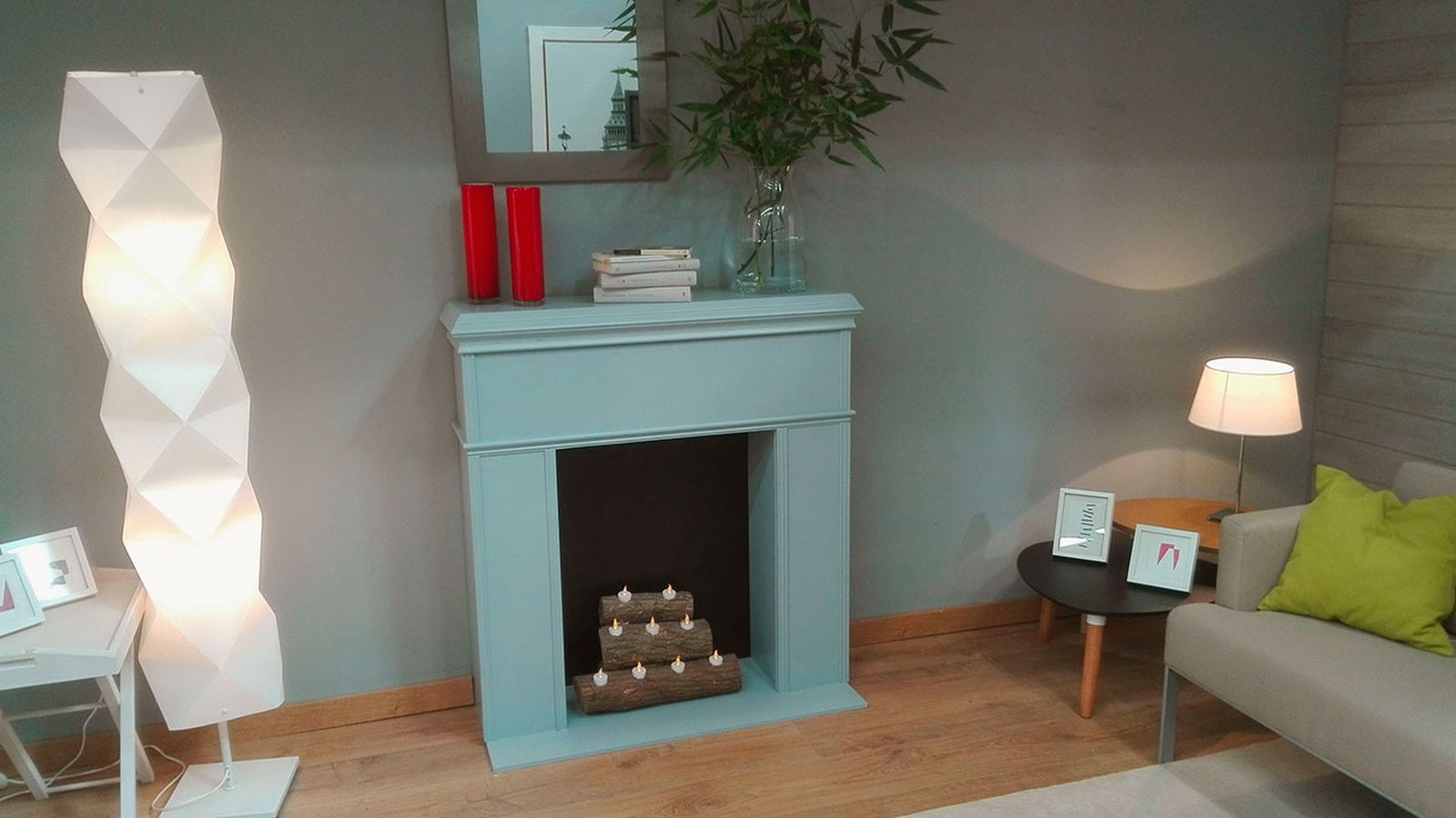 Cómo hacer una chimenea decorativa