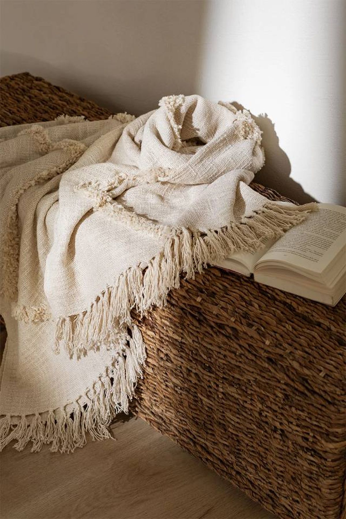 manta plaid algodon neutre sklum