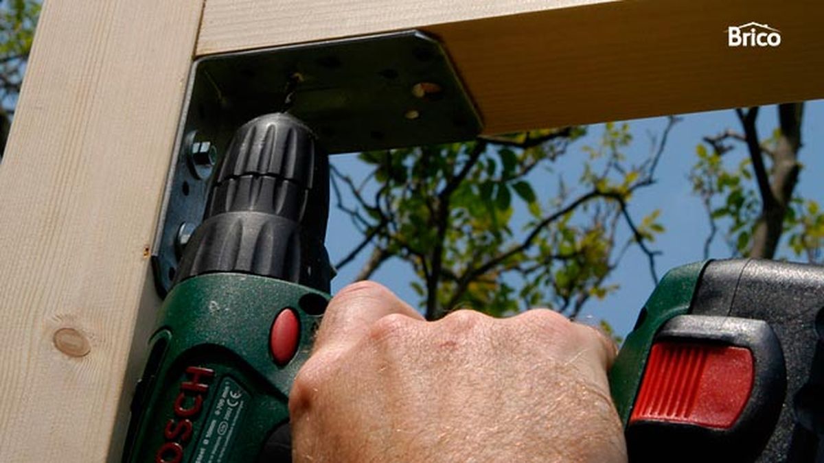 Construir un cenador paso 8