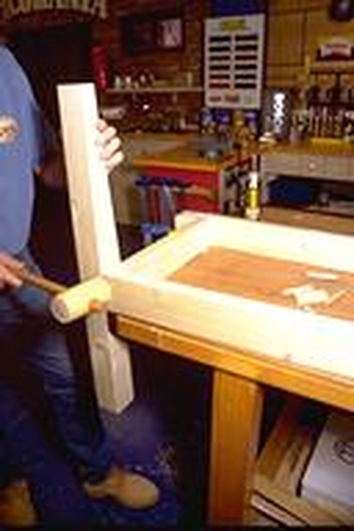 Cómo hacer un banco rústico paso 4