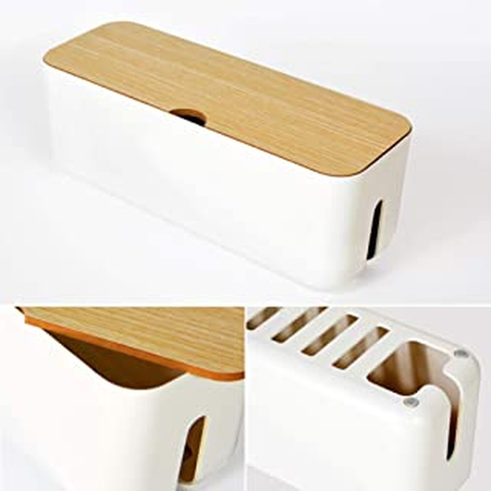 cubre cable blanco