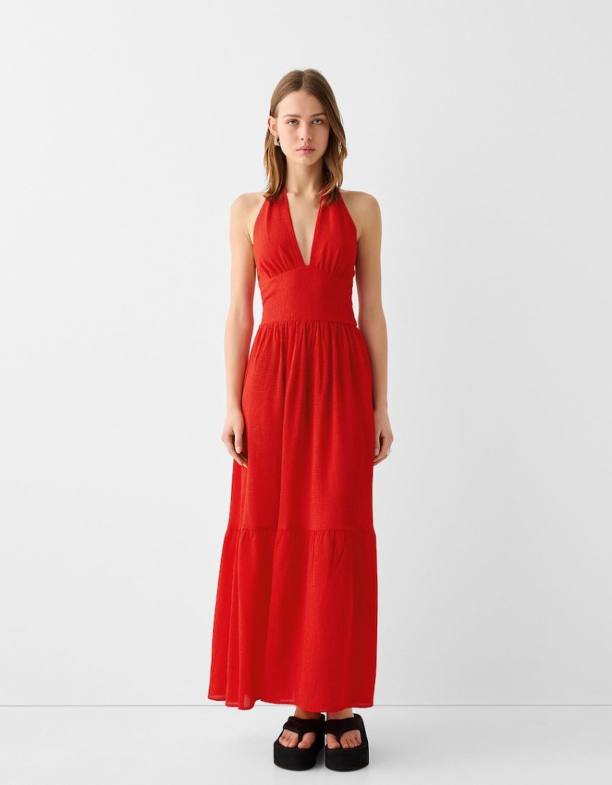 Vestido cuello halter