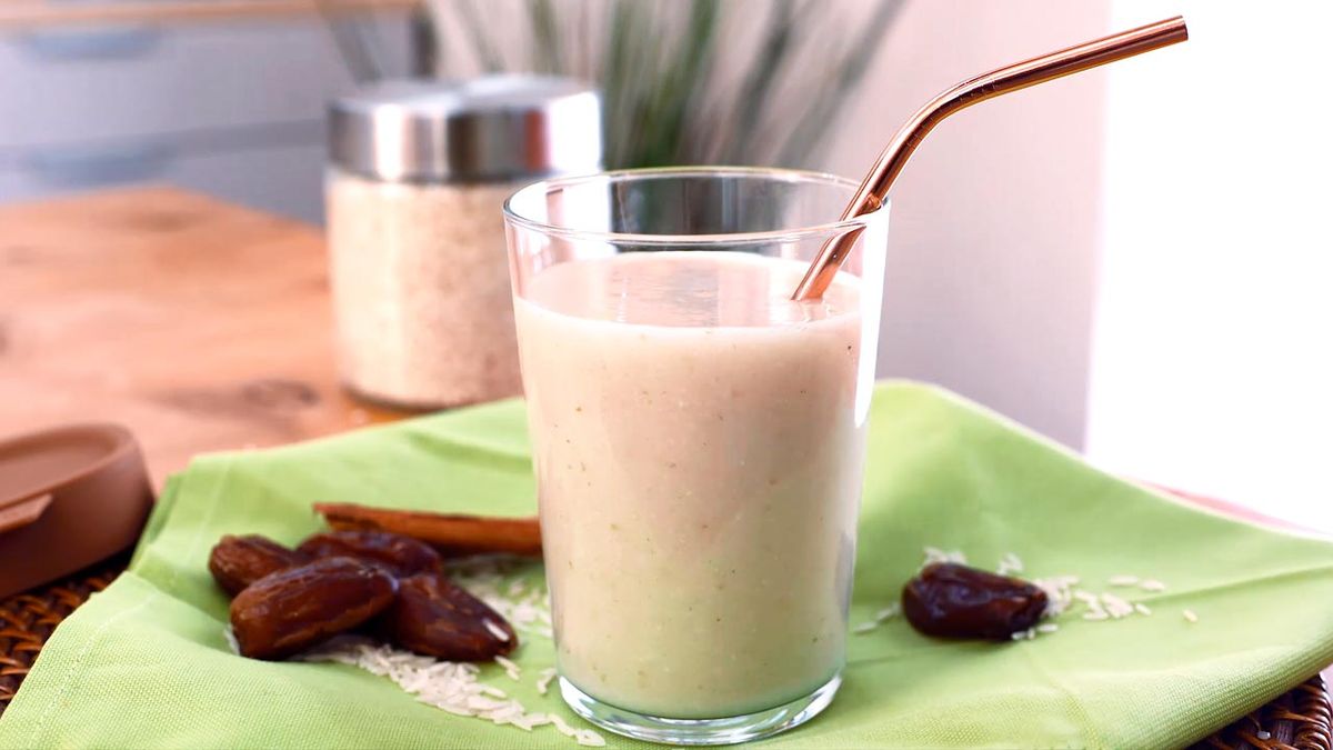 Receta de bebida de arroz y dátiles