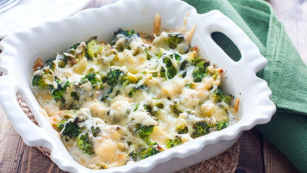 brocoli microondas gratinado
