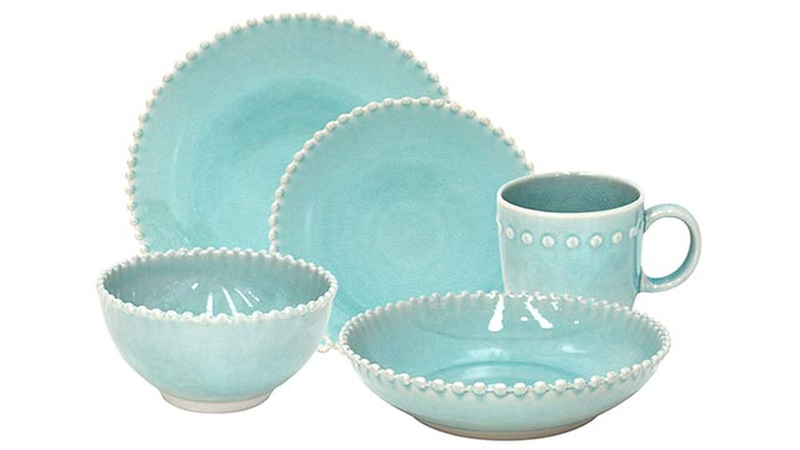 vajilla pearl azul costa nova