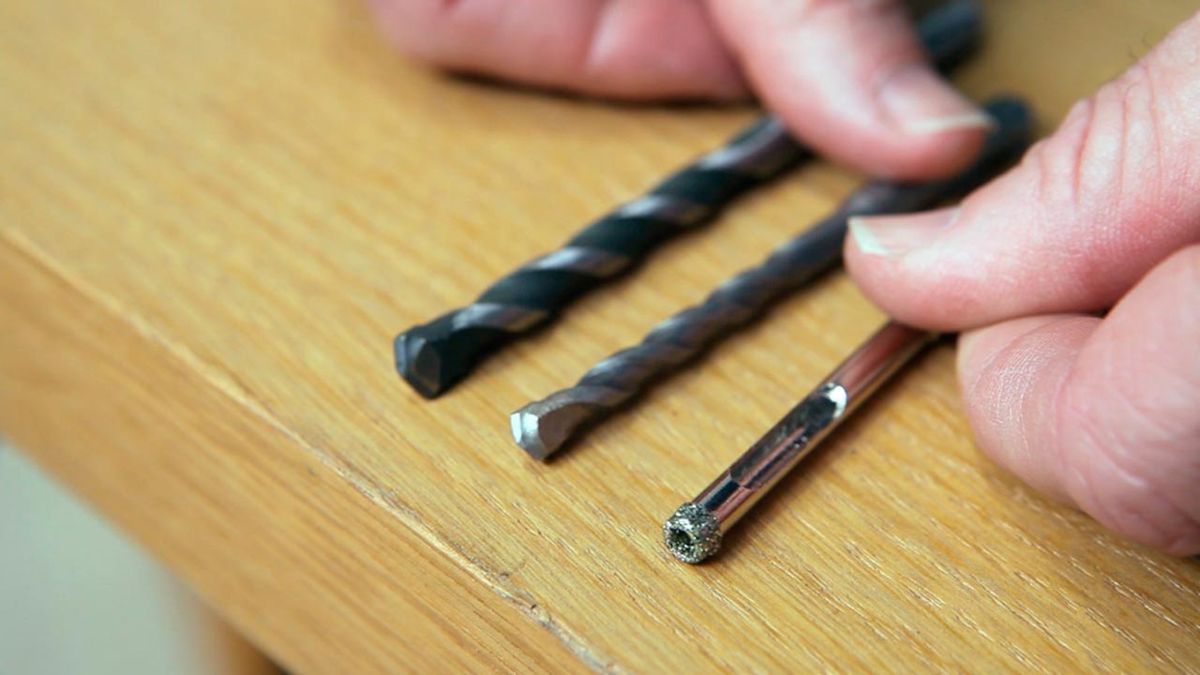 Cómo perforar materiales duros paso 1