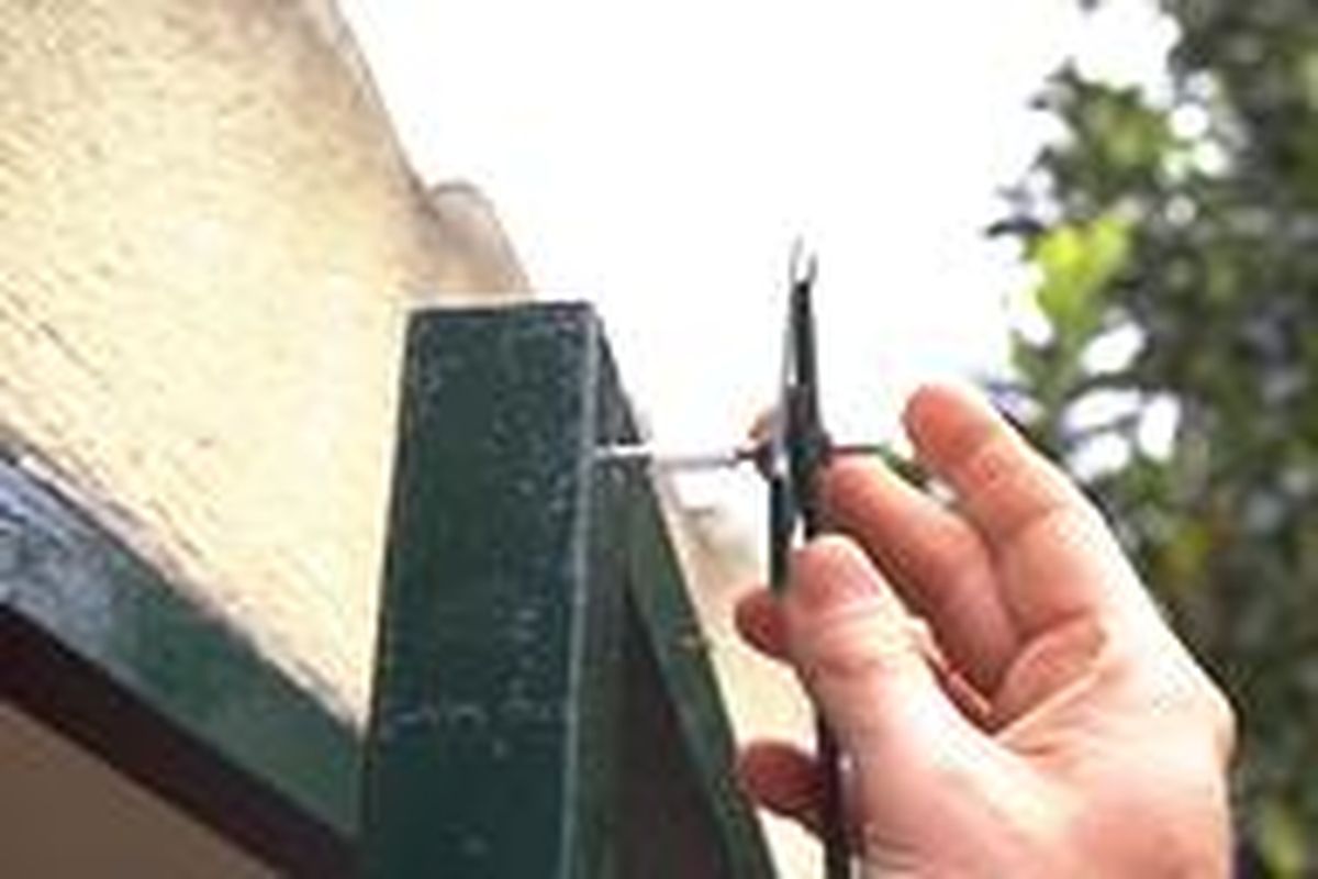 Solución decorativa para puerta de exterior paso 6