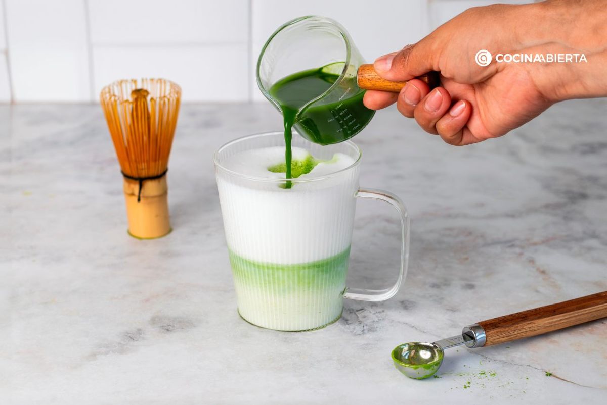 Receta fácil para preparar matcha latte