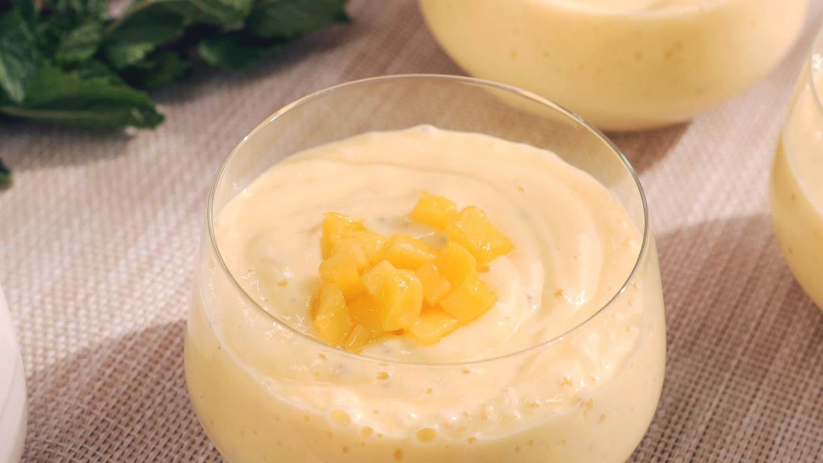 Lassi de mango   paso 3