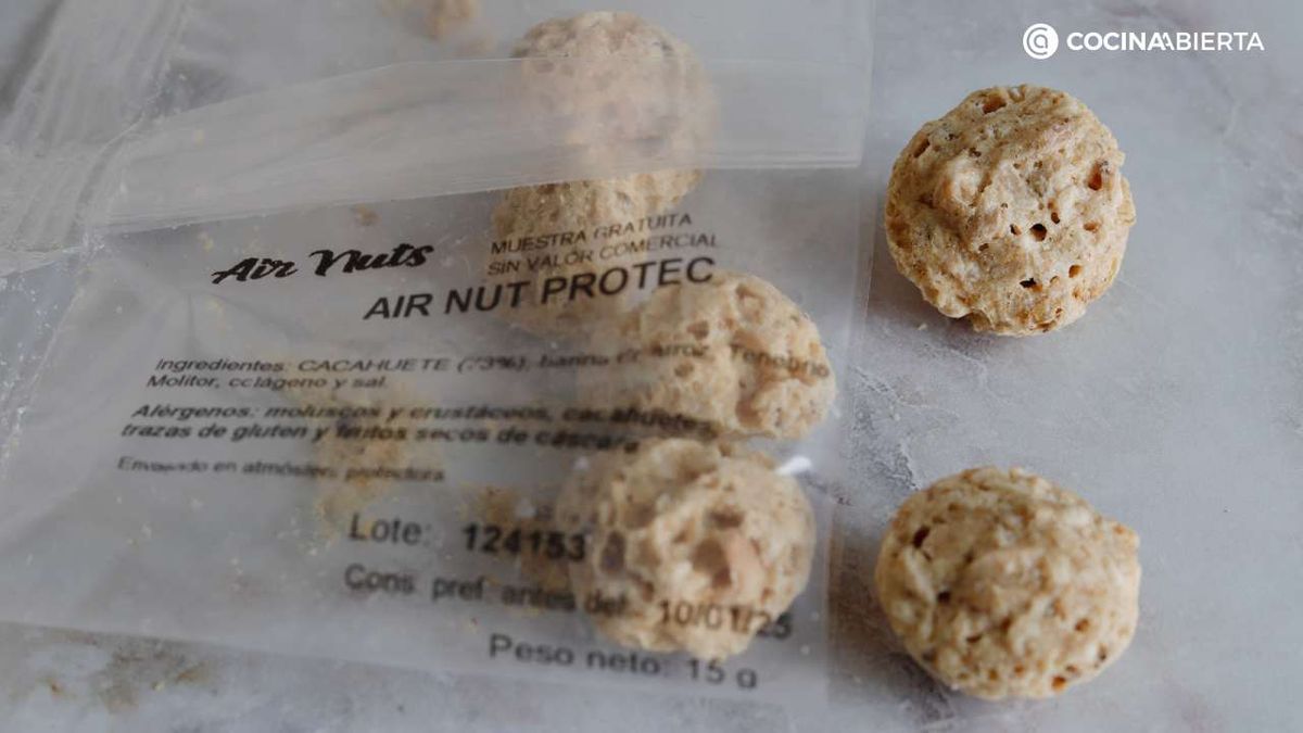 Snack con proteína alternativa de insecto