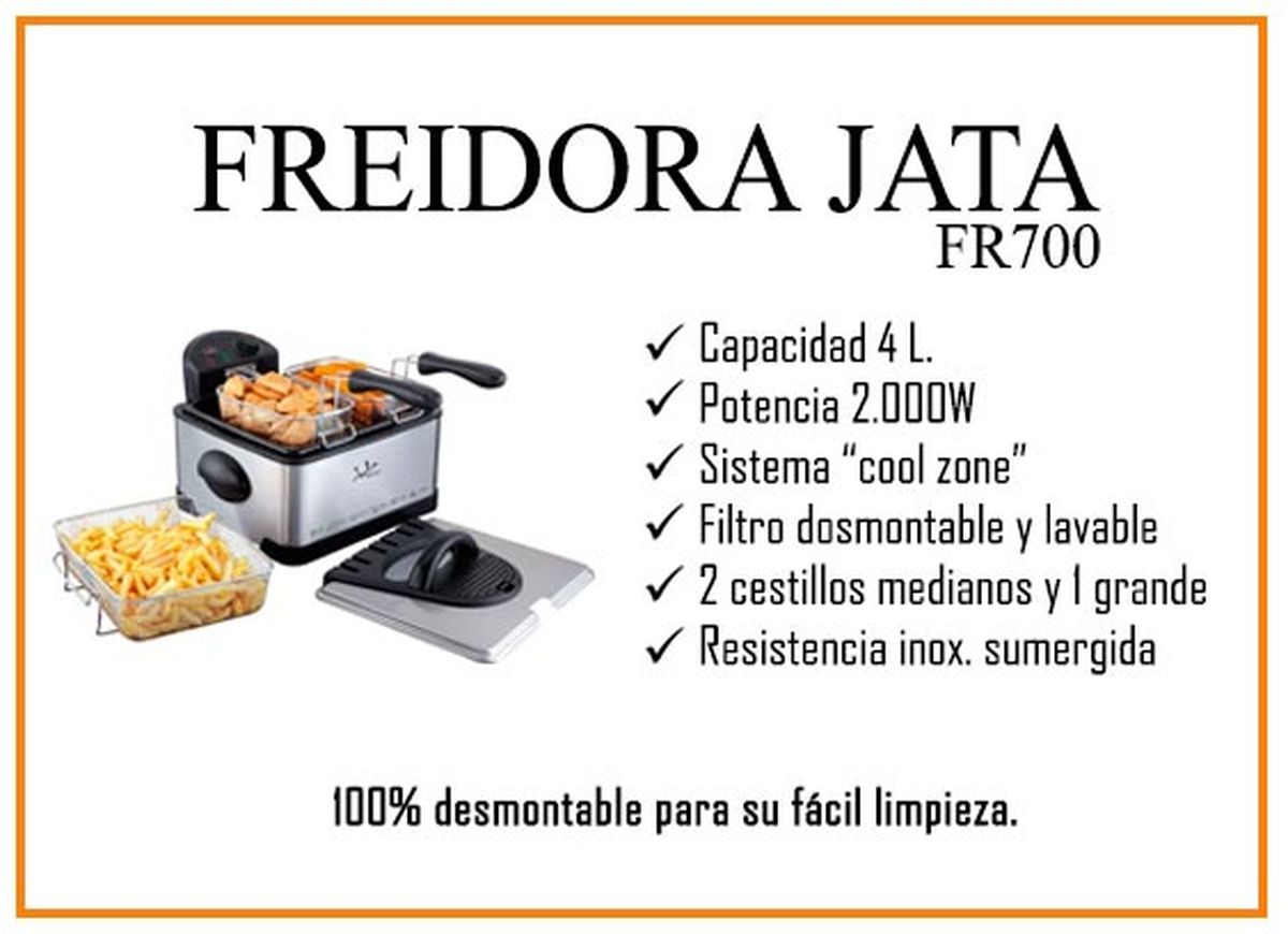 Review Jata  características de la Freidora FR700 de Jata