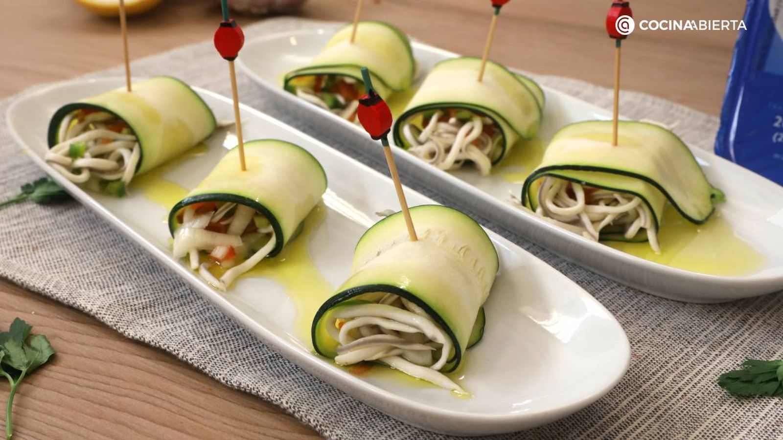 Aguinaga rollitos calabacin gulas portada2