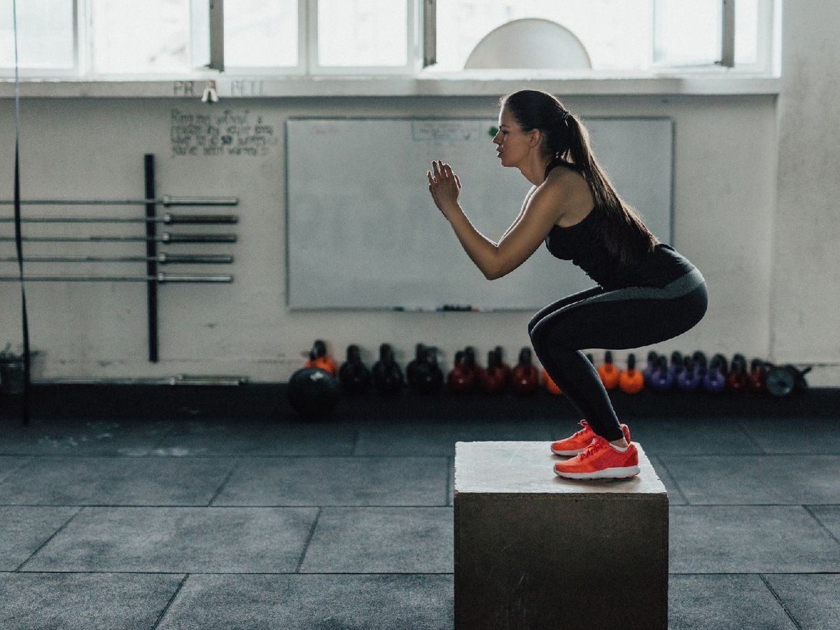Sentadillas con caja