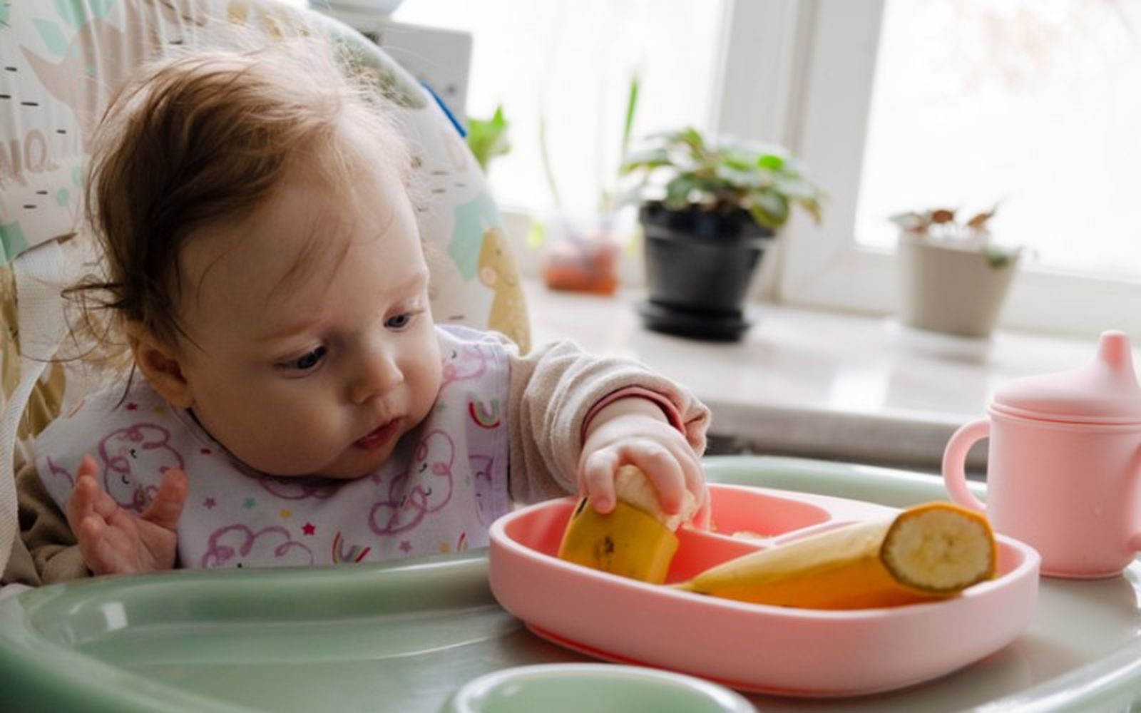 El plátano fue el primer alimento que le di a mi bebé en la alimentación complementaria