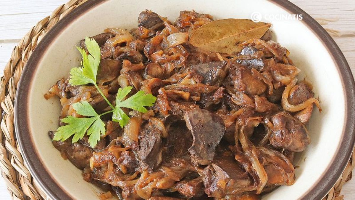 Higaditos de pollo con cebolla
