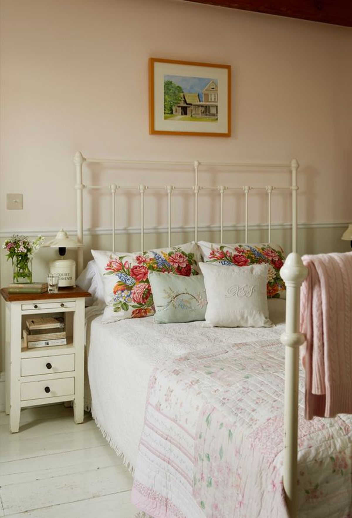 cabecero forja mas sencillo ropa cama colorida