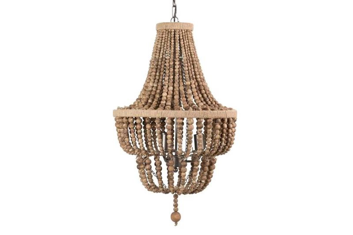 Lámpara de lágrimas de madera Adda Home.