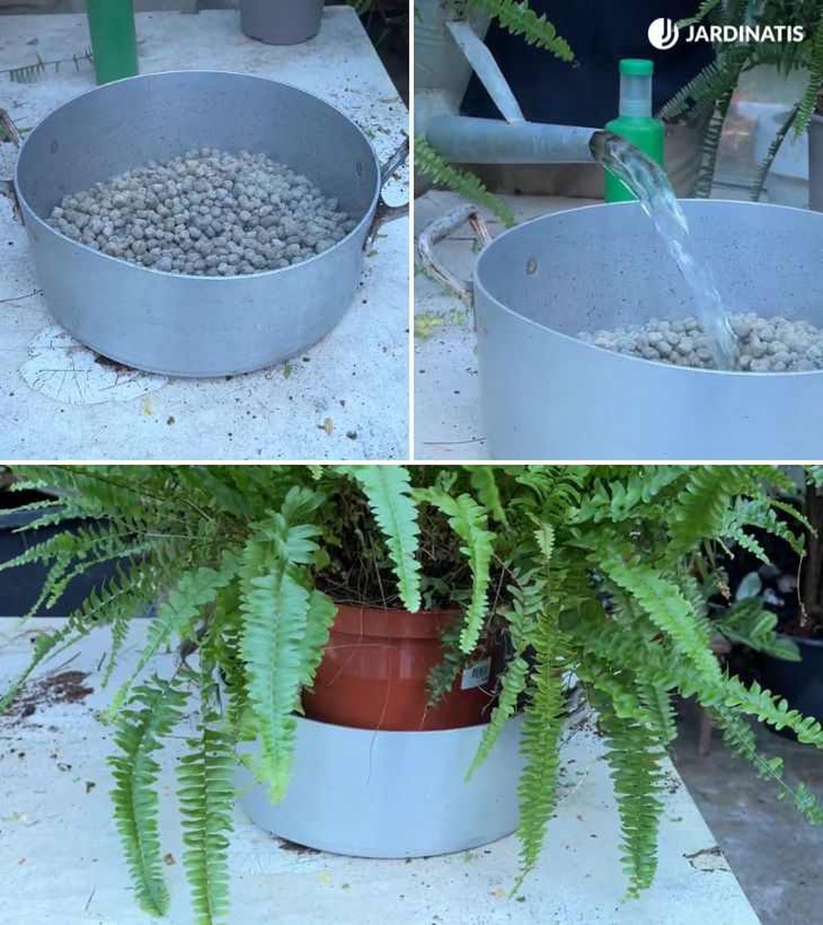 Método para aumentar la humedad ambiental