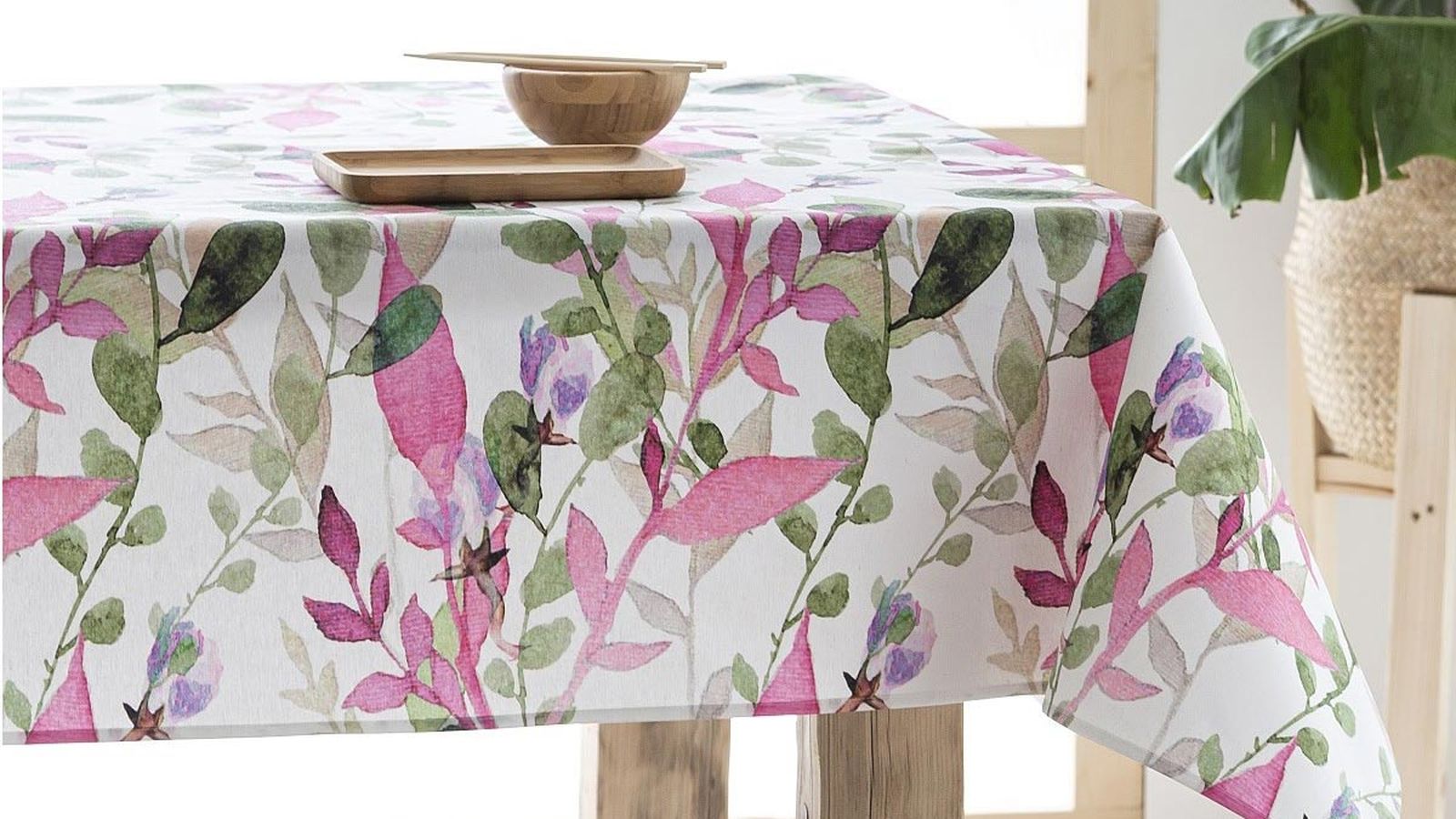 mantel antimanchas rosa donurmy