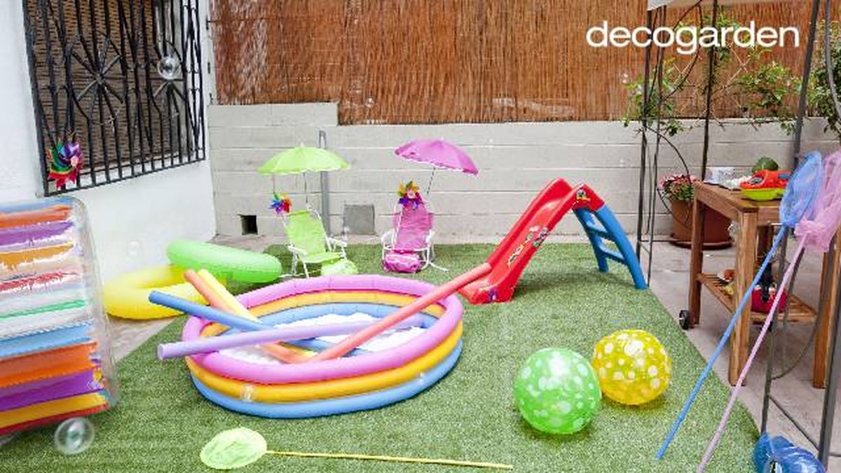 Terraza con zona de juegos   Paso 7