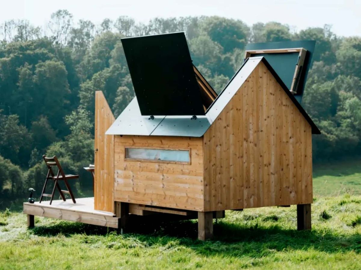 La cabaña Hut'Op en la naturaleza
