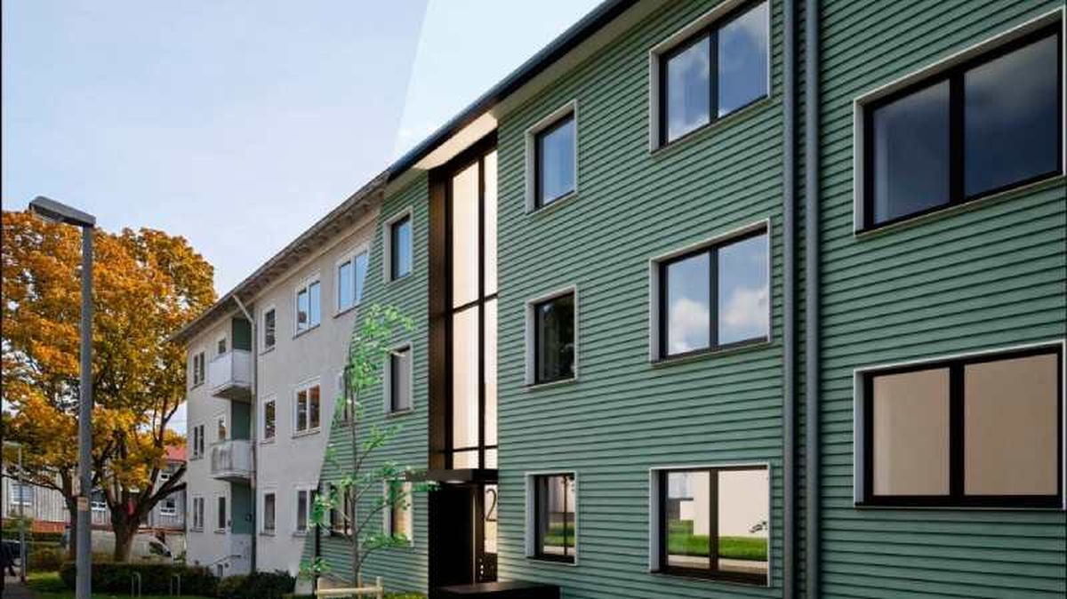 Sistema de aislamiento térmico en una fachada