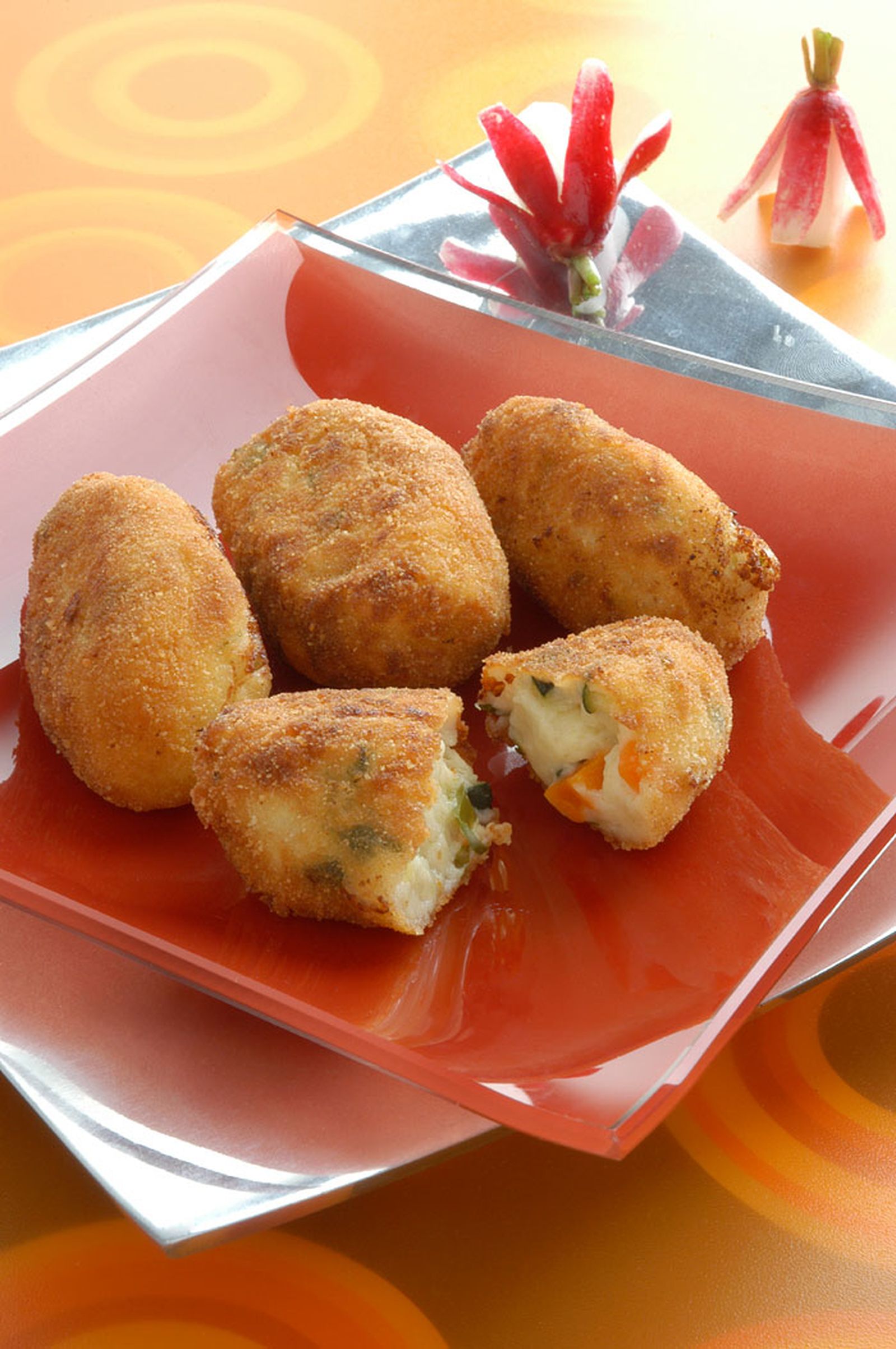 Croquetas de verduras y queso
