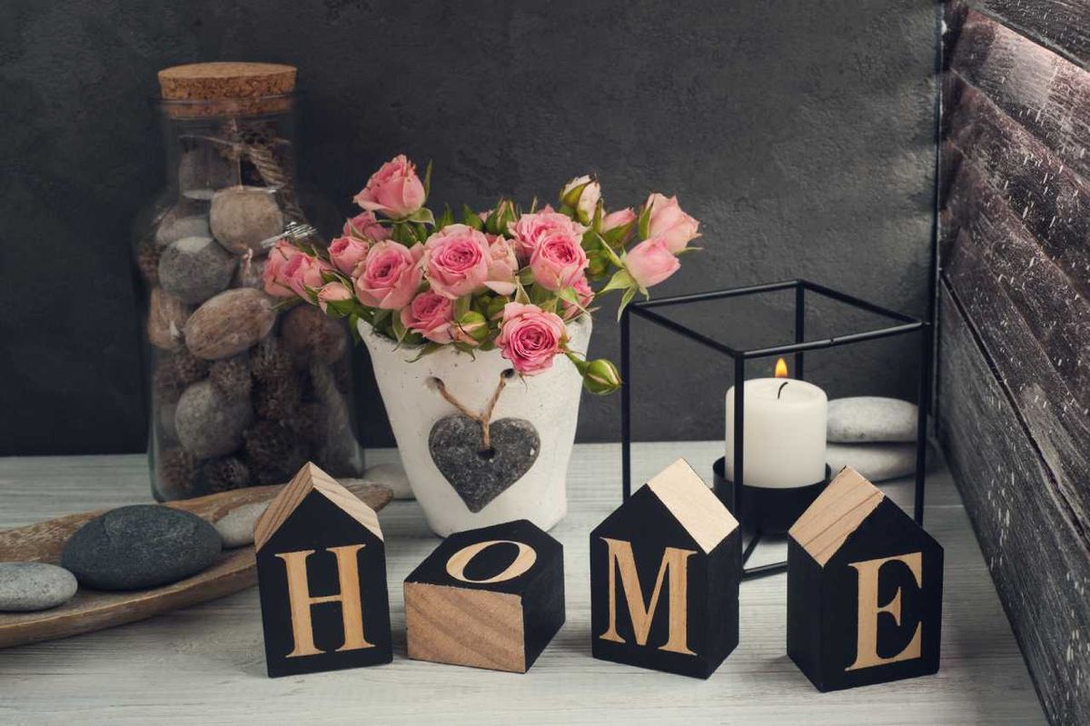 Elementos decorativos para el hogar.