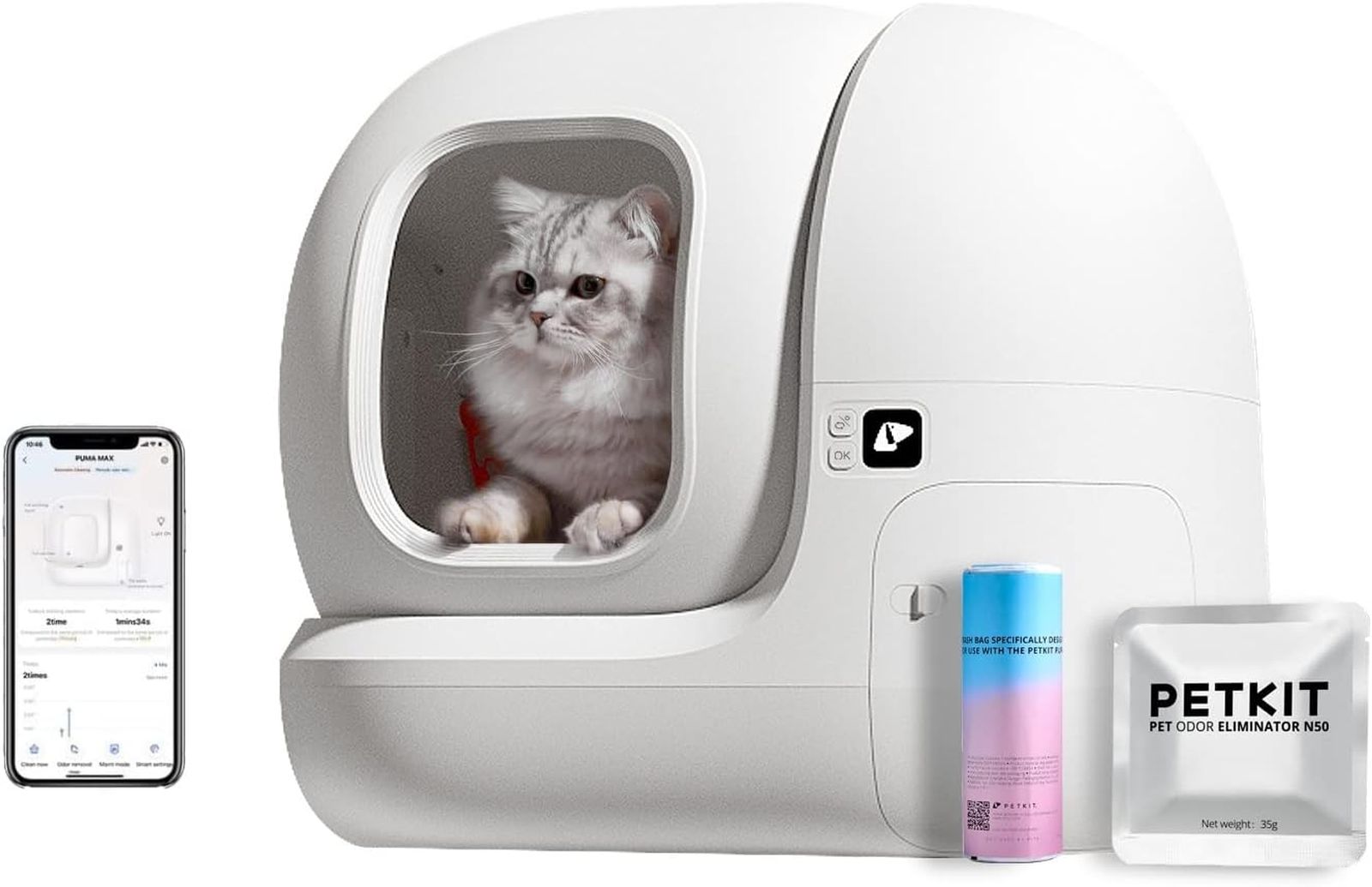 arenero autolimpiable petkit