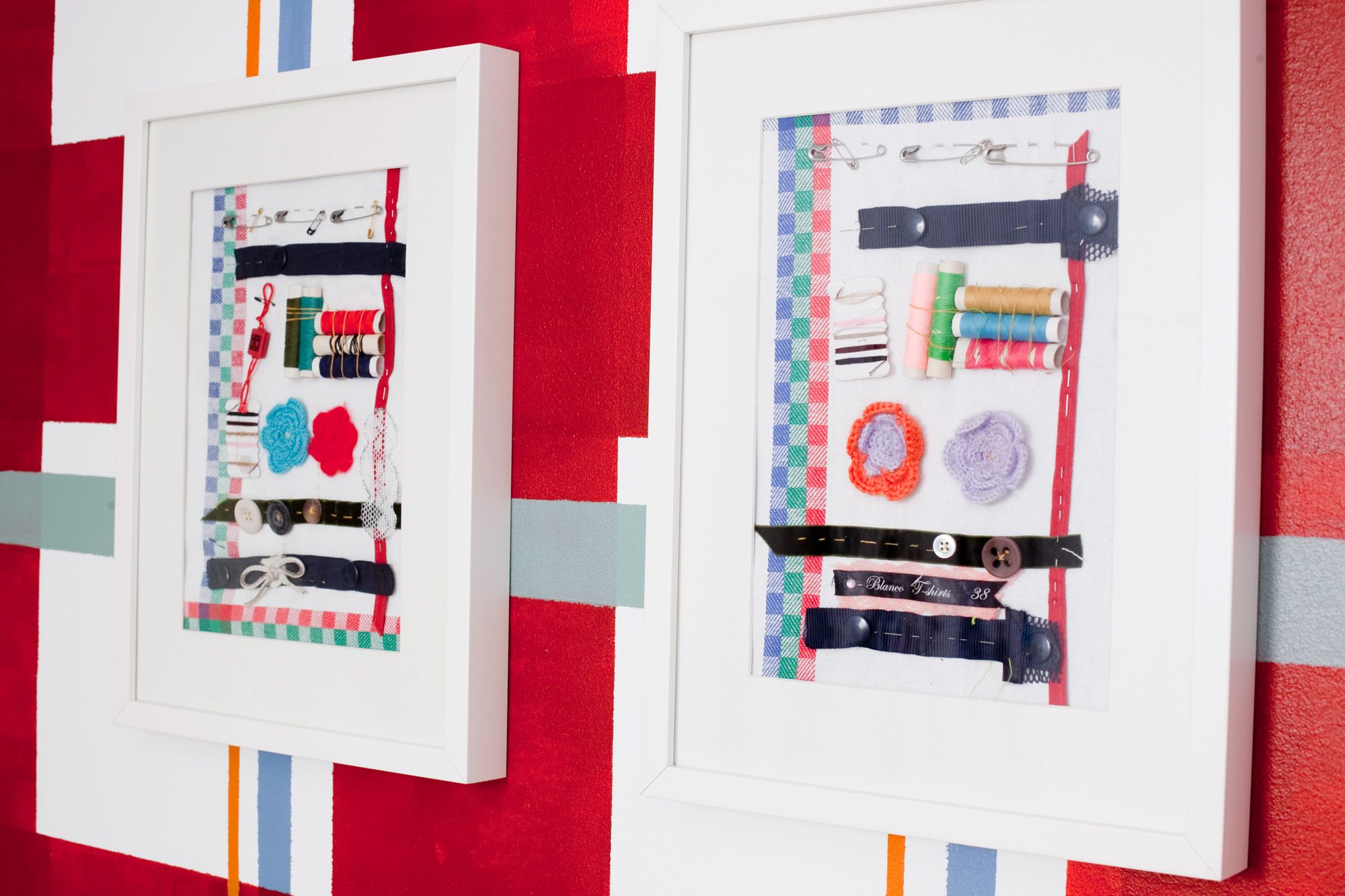 Decorar taller de costura con vestidor d14