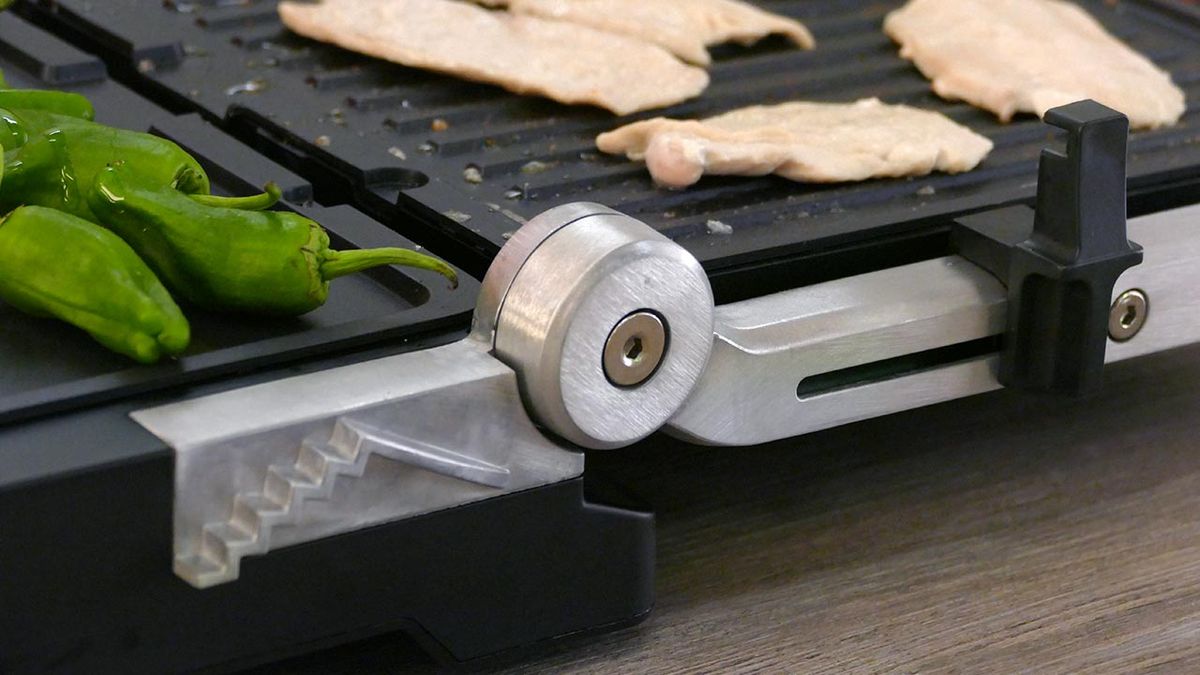 Review de grill de asar doble de Jata GR1100  placa superior ajustable