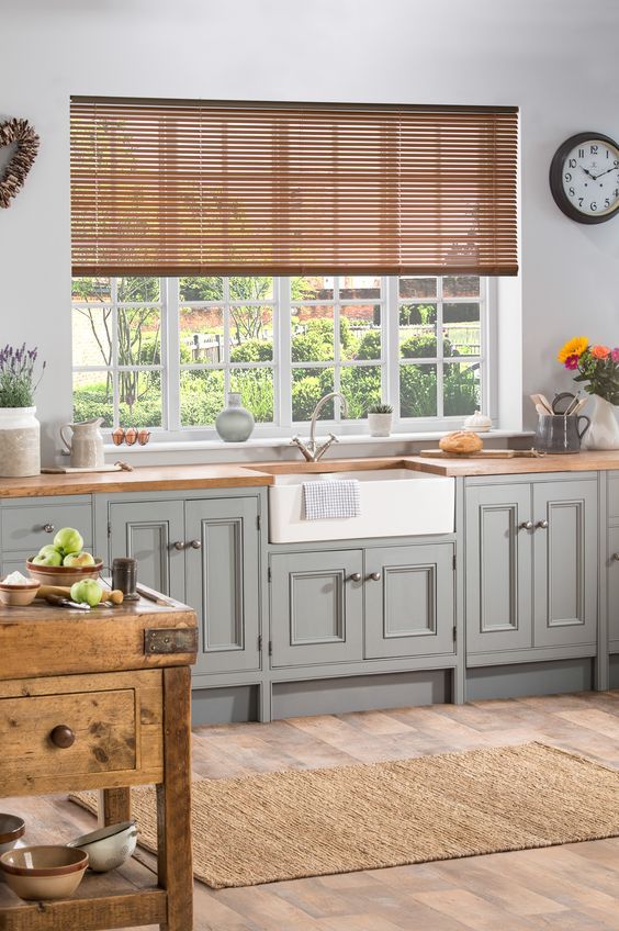 cocina venecianas madera style studio