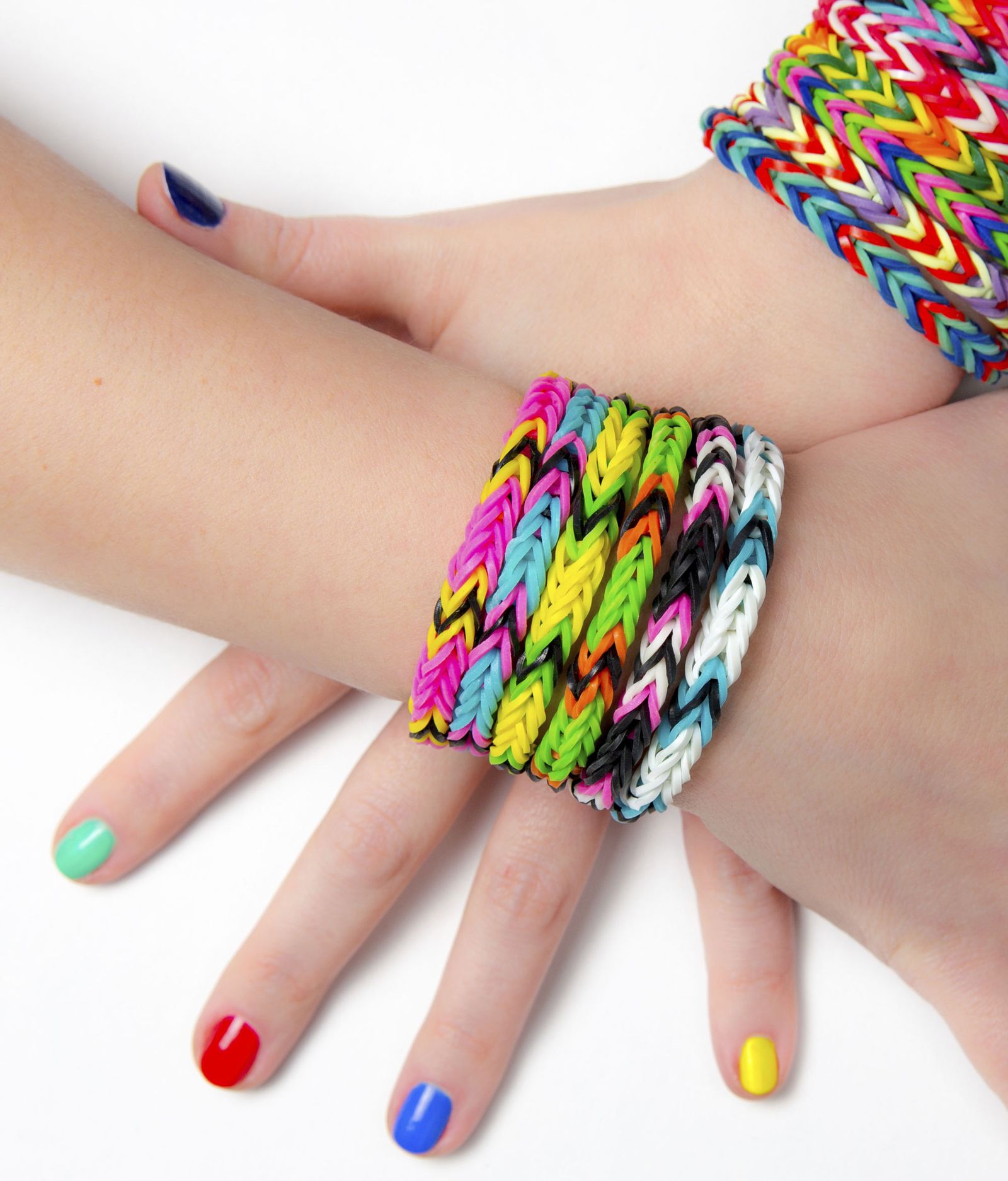 pulseras gomas colores2