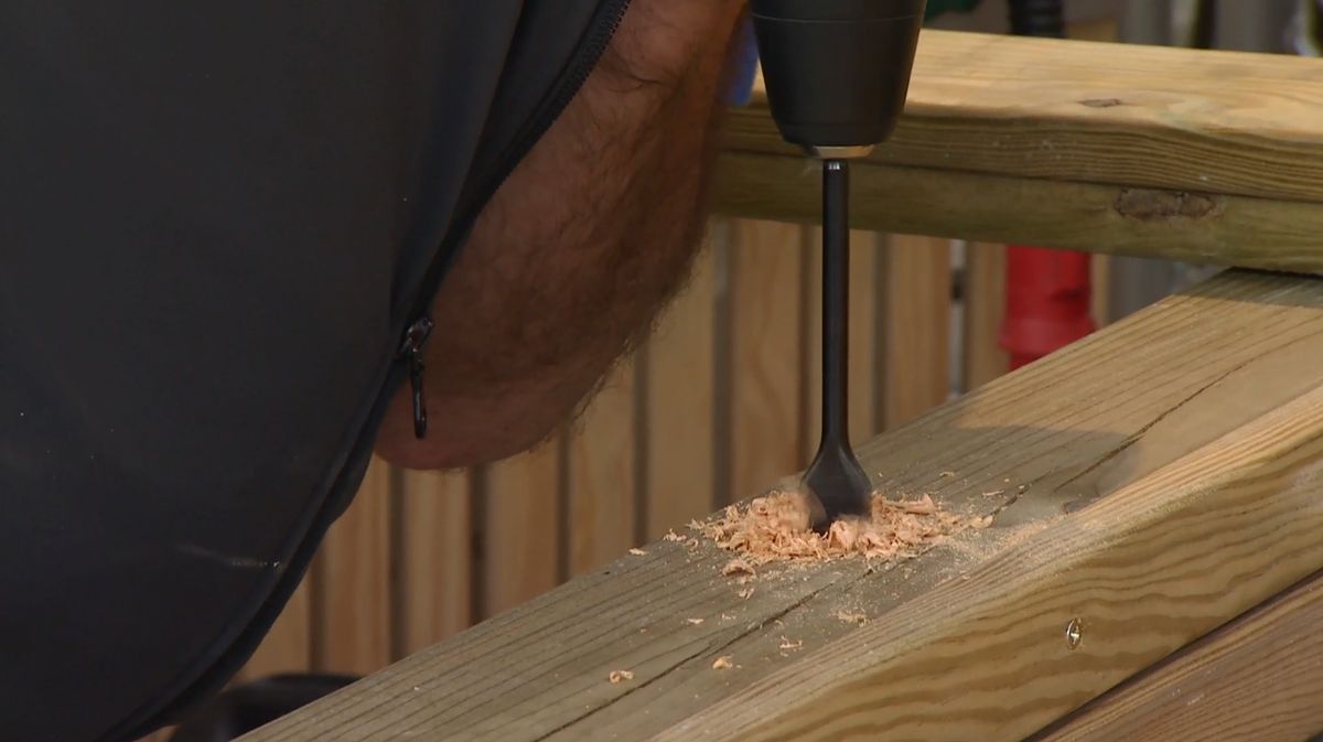 Cómo hacer una celosía móvil paso 4