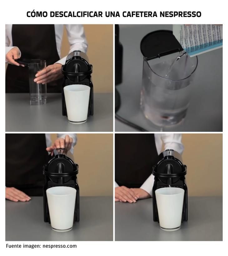 limpiar descalcificar cafetera nespresso