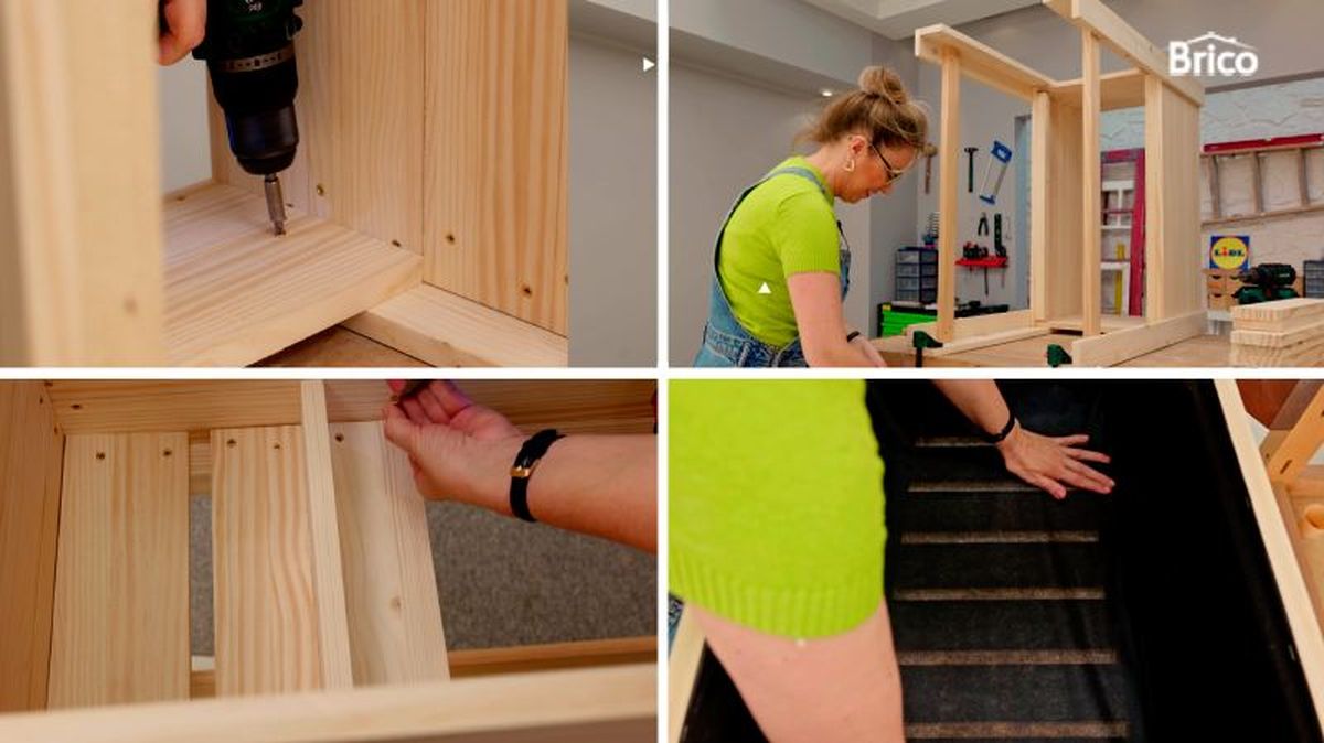 Colocar el geotextil en el interior de la jardinera