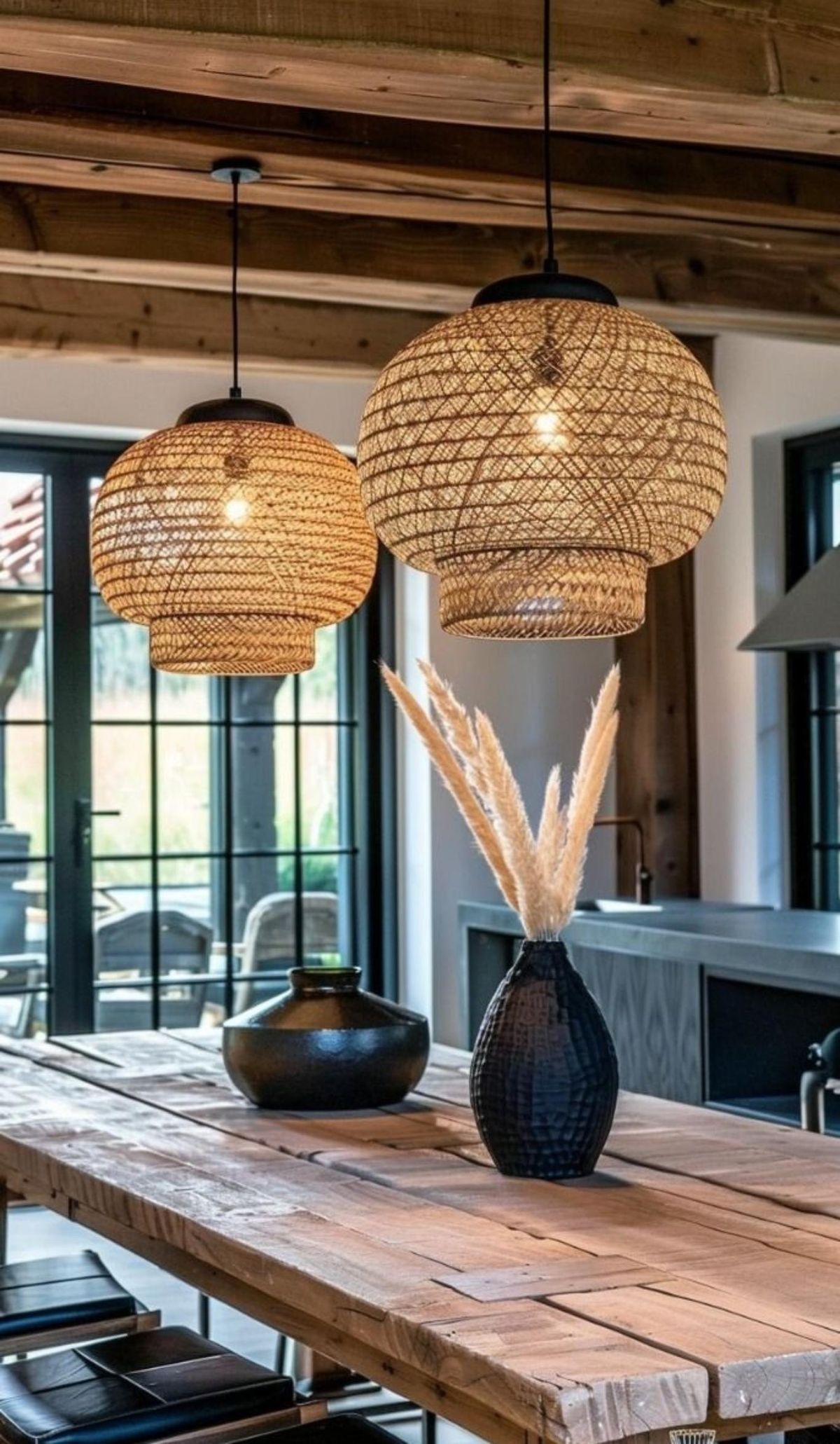 Decoración de mesa de comedor.