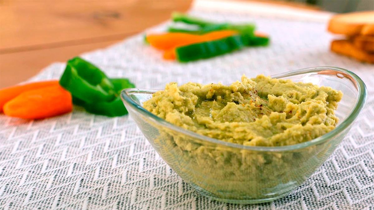 Cómo hacer hummus de aguacate   paso 4