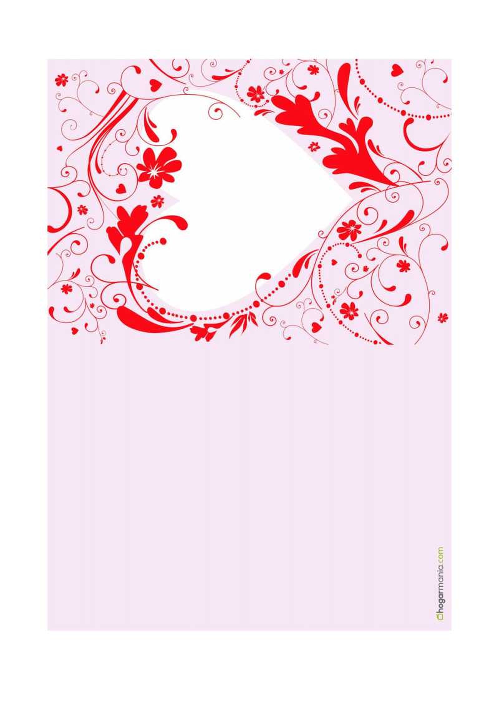 Tarjeta de San Valentín.