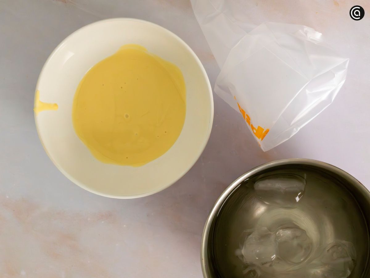 Derrite el chocolate blanco