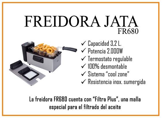 Review Jata  características de la Freidora FR680 de Jata