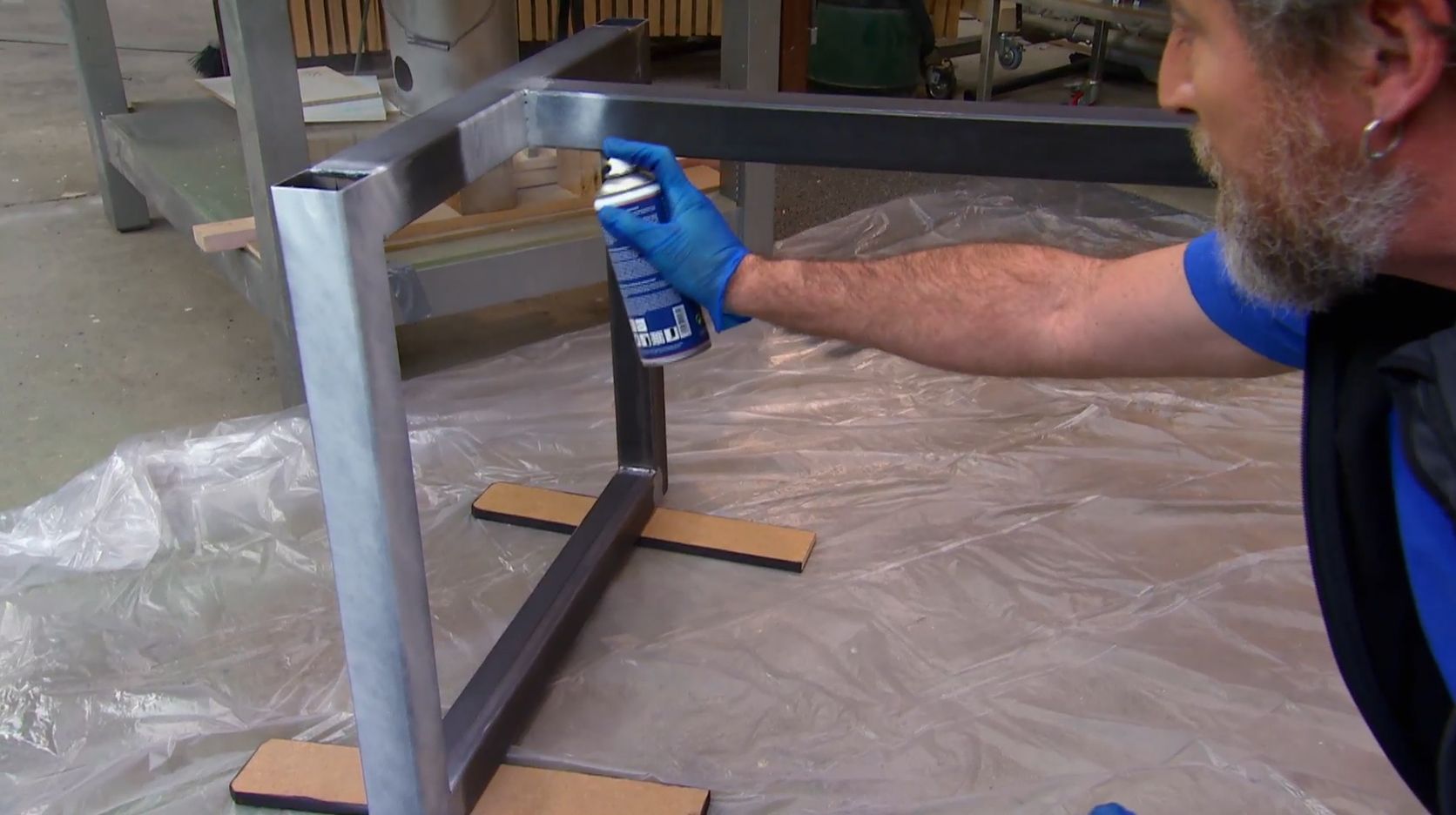 Cómo hacer una mesa de diseño de cristal paso 10
