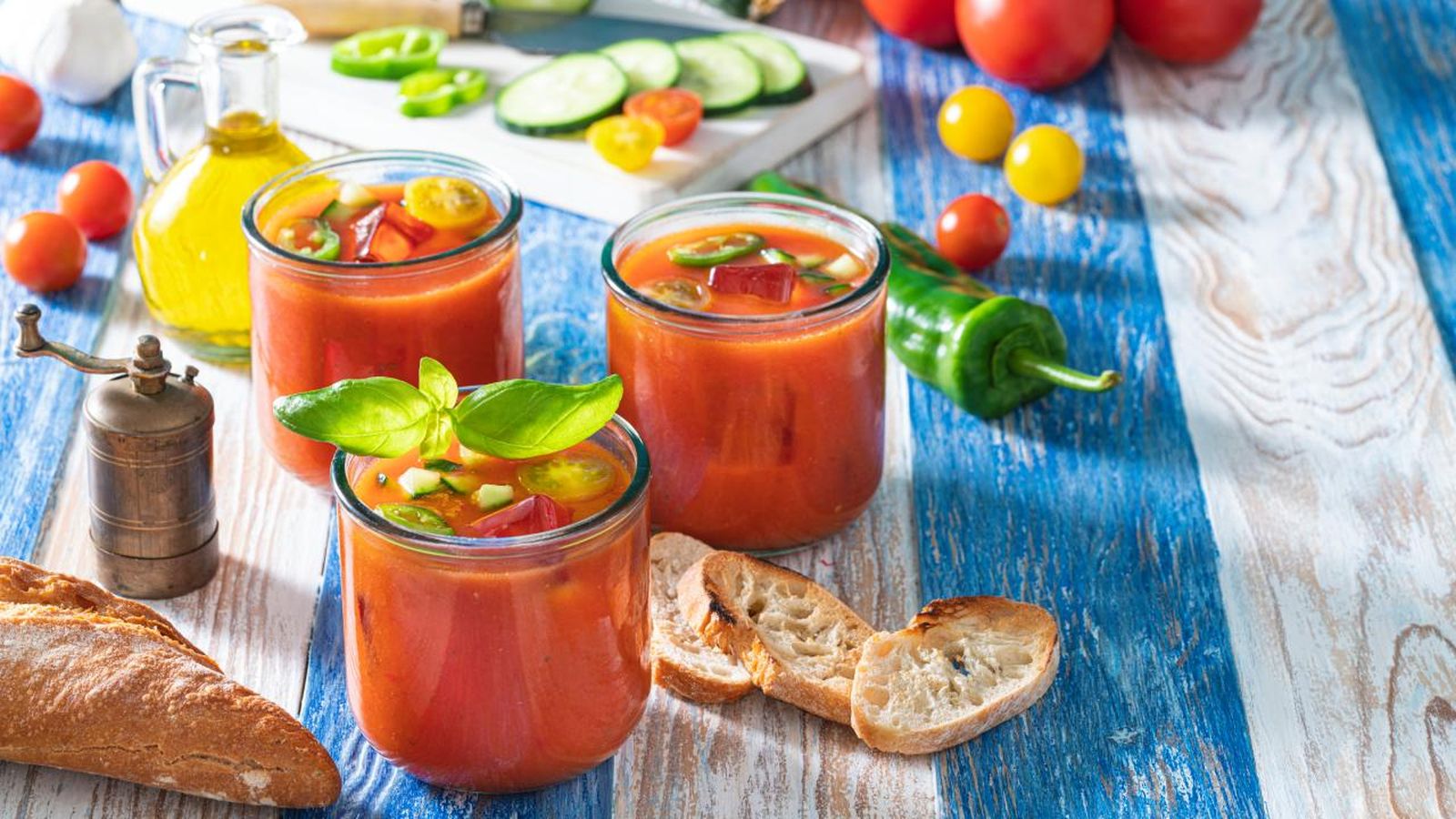 Crema fria gazpacho